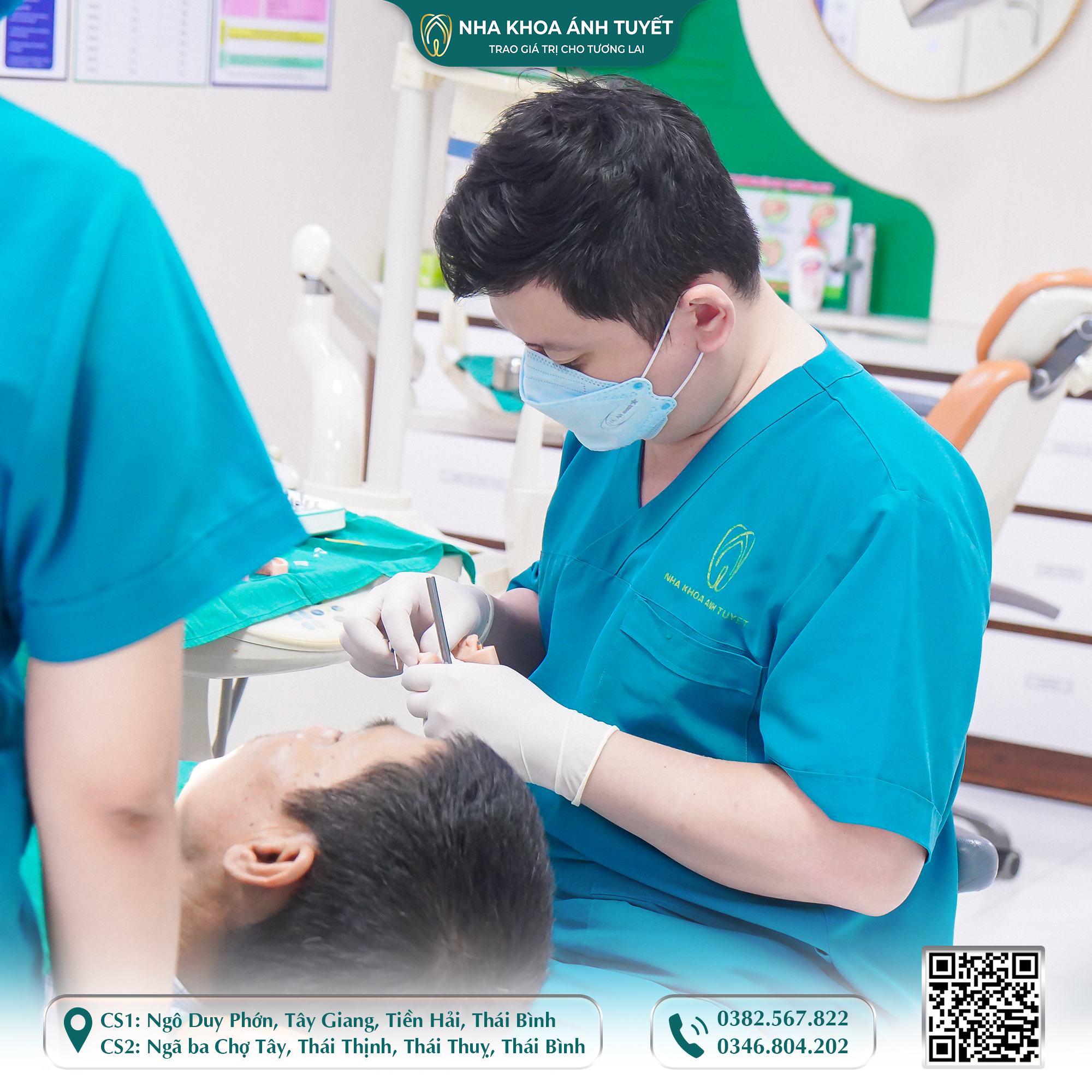 Thăm khám và xử lý đau răng về đêm khẩn cấp tại Nha khoa Ánh Tuyết