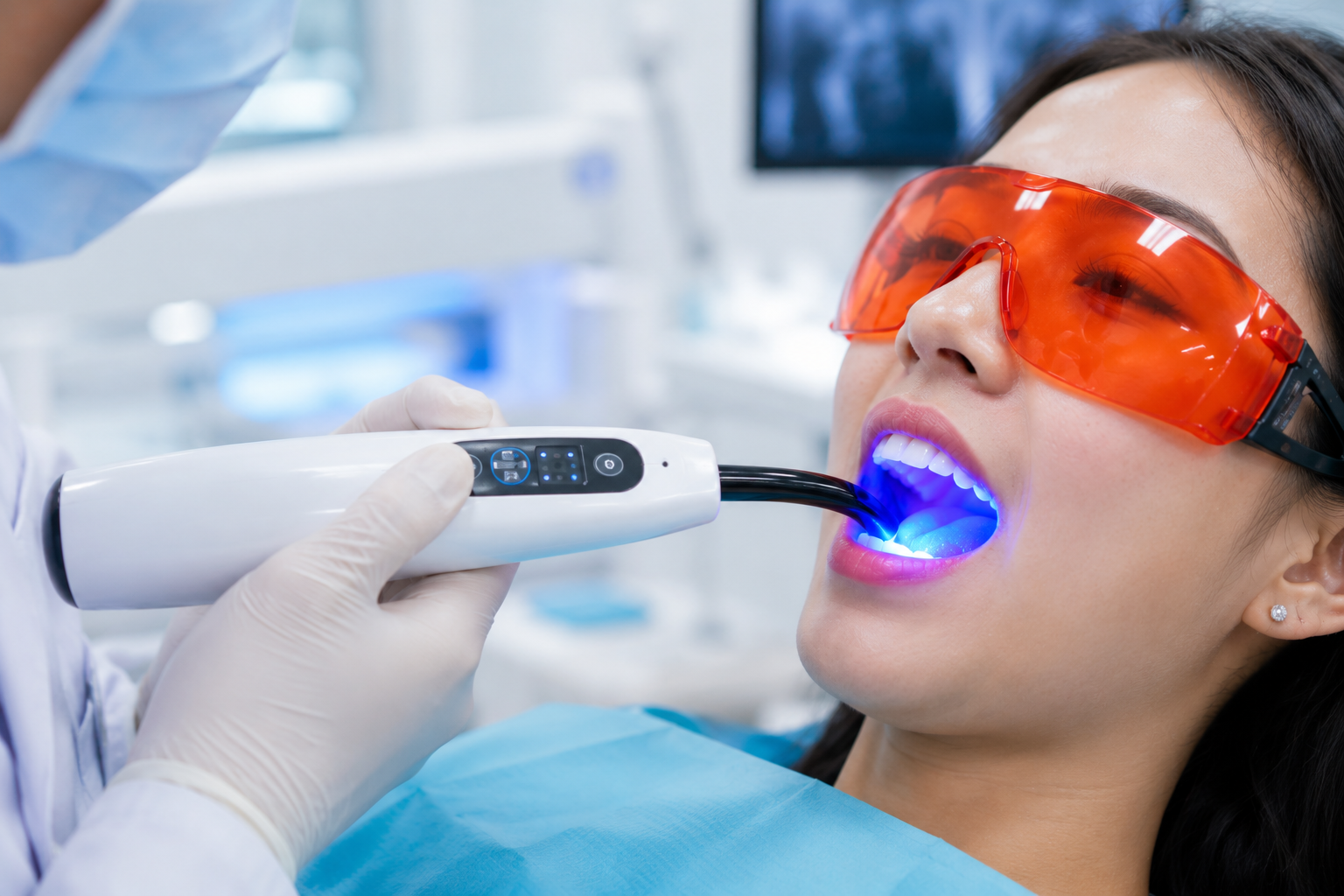 Bác sĩ Nha khoa Ánh Tuyết thực hiện quy trình trám răng thẩm mỹ chuẩn y khoa