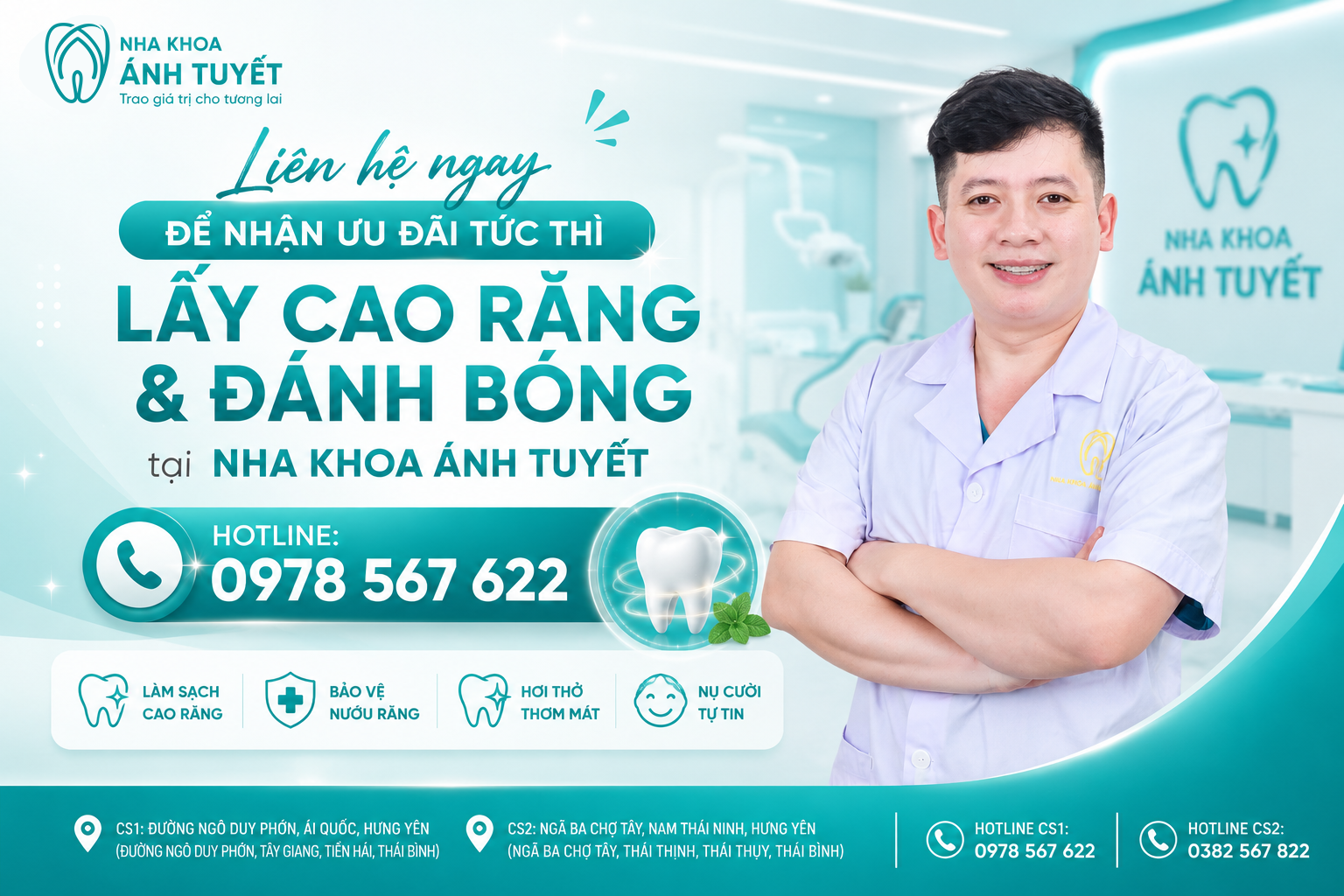 Cạo vôi răng định kỳ giúp bảo vệ nụ cười khỏe mạnh và tươi sáng