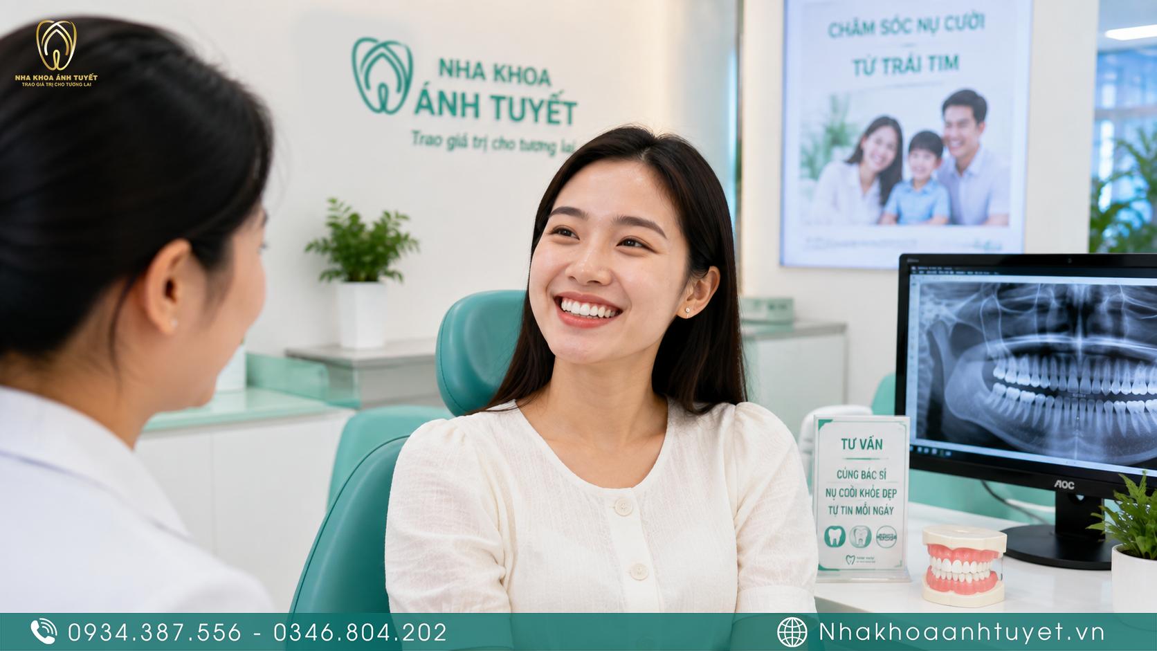 Khách hàng an tâm rạng rỡ sau khi tầm soát niêm mạc miệng ở Tiền Hải