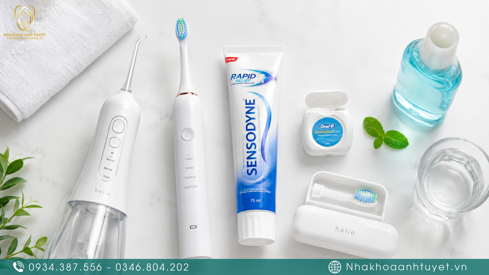 Bộ sản phẩm dụng cụ vệ sinh răng miệng đúng cách dành cho từng đối tượng