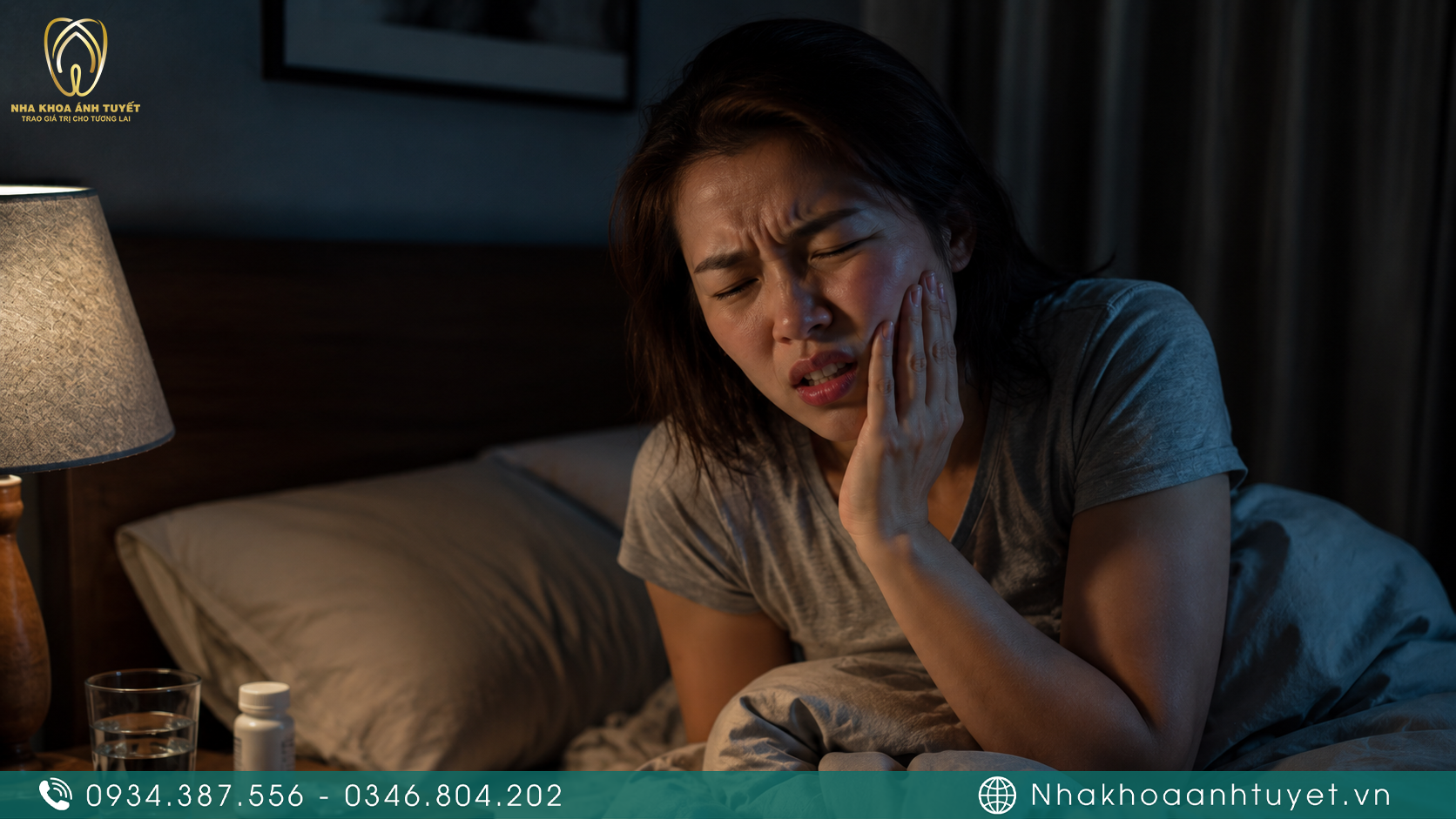 Tình trạng đau răng về đêm là dấu hiệu cảnh báo tủy răng đang bị tổn thương