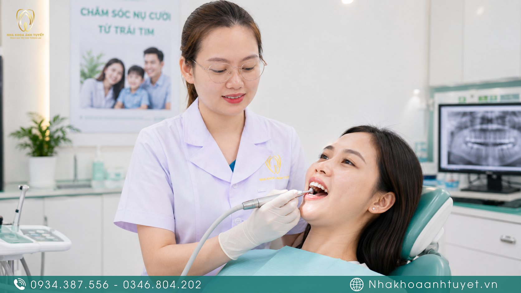 Mài chỉnh cạnh răng sắc nhọn để loại bỏ tác nhân gây xước niêm mạc